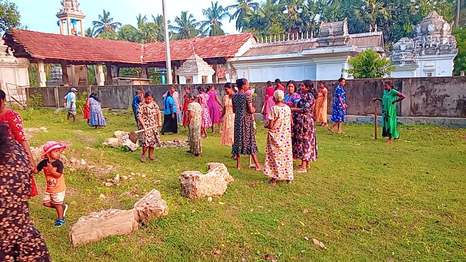 விசுவமடு புத்தடி பகுதியில் மாவீரர் பெற்றோர் உரித்துடையோர் மதிப்பளிப்பு நிகழ்வுக்கான முன்னேற்பாடு