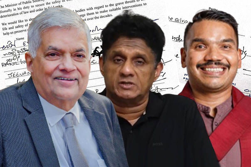 சர்வதேசத்திற்கு கூட்டுக் கடிதம் எழுதிய ரணில்-சஜித்-நாமலை உள்ளடக்கிய எதிர்க்கட்சித் தலைவர்கள்