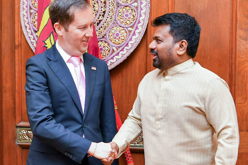 அமெரிக்க விசேட தூதுவர் கோர் - ஜனாதிபதி அநுர சந்திப்பு; கடல்சார் பாதுகாப்பு குறித்து அவதானம்!