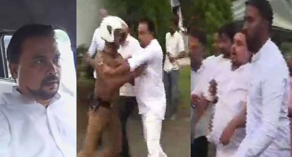 இராணுவத்தினரை நினைவுகூரச் சென்ற விமலை இழுத்துச்சென்ற பொலிஸார்; கொழும்பில் பதற்றம்!