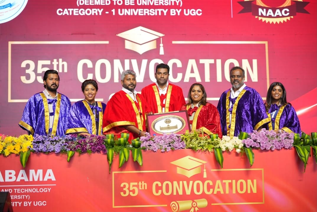 சத்யபாமா பல்கலைக்கழகத்தில்  நடைபெற்ற 35-வது பட்டமளிப்பு விழா